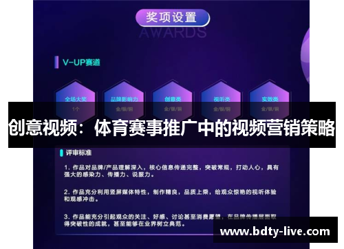 创意视频：体育赛事推广中的视频营销策略